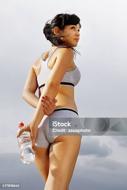 Beautiful Athletic Woman Stock Photo - Download Image Now - Abdominal Muscle, Adult, Athlete