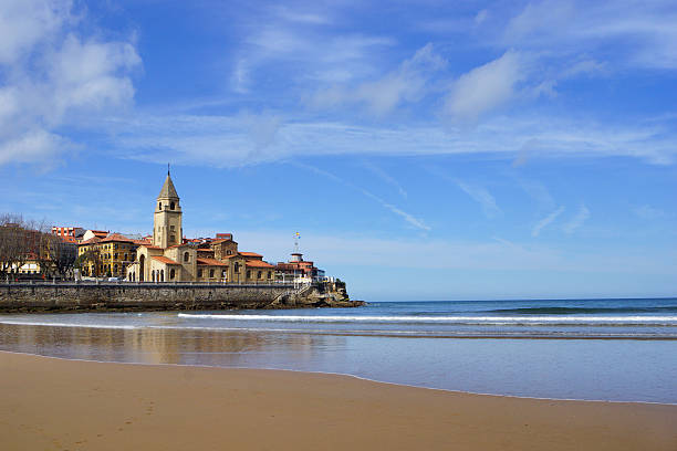 istock Church with beach and sea 2 477818946