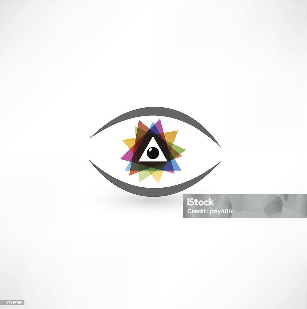 Abstract Color Eye Vector Abstract Eye Stock Illustration - Download Image Now - Abstract, Color ...