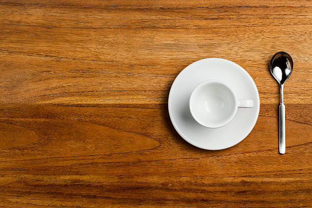 Xícara de Espresso em madeira - foto de acervo