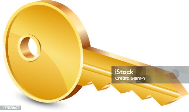 Gold Key Stock Vektor Art und mehr Bilder von Aufschließen - Aufschließen, Aussperrung, Börsenhandel - Finanzberuf