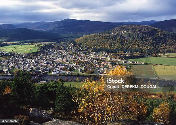 Ballater Royal Deeside From The South Scotland Stock Photo - Download Image Now - Balmoral Castle, Braemar, Backpacker