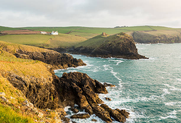 istock Coastline in late evening sun at Port Quin 477829040