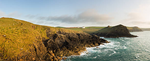 istock Coastline in late evening sun at Port Quin 477829042