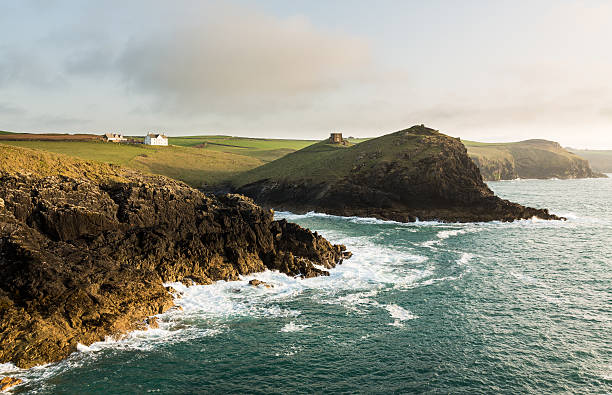 istock Coastline in late evening sun at Port Quin 477829046