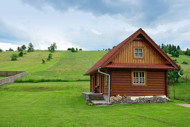 istock Wooden cottage 477829437