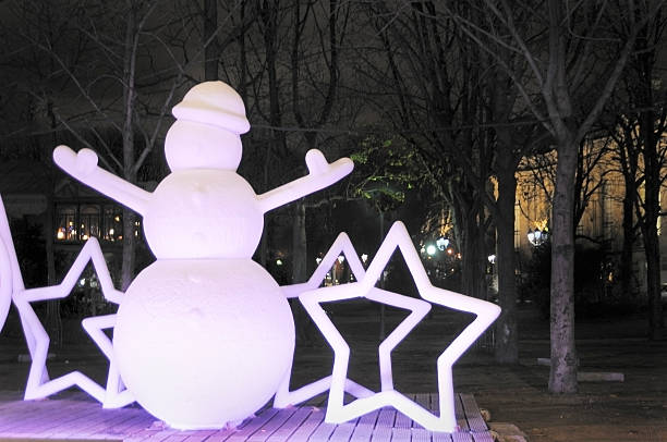 Snowman street decoration