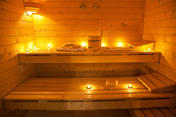 istock Interior of a finnish Sauna 477832390