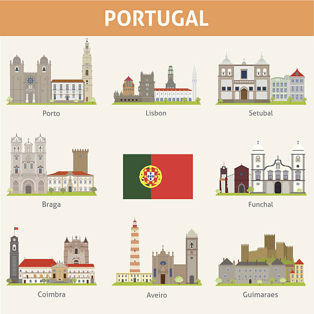 ilustrações de stock, clip art, desenhos animados e ícones de portugal.  símbolos de cidades - funchal