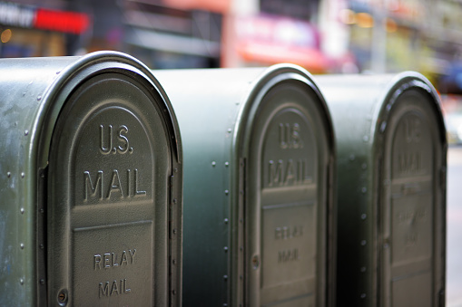 Weathered mailbox