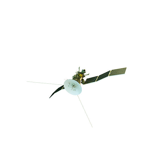 satellite satellite isolated on white background voyager stock pictures, royalty-free photos & images