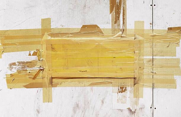 istock Old Taped Vintage Real Paper 477836474