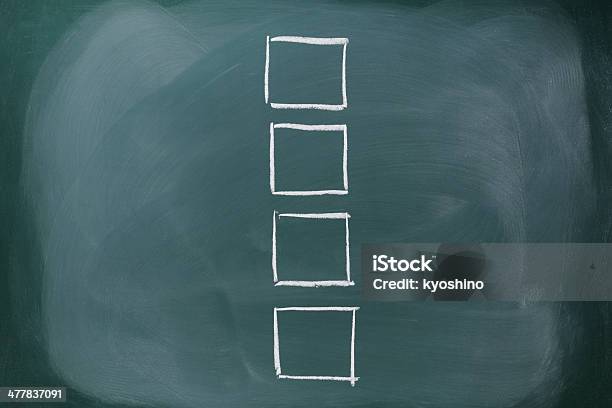 黒板にチェックボックス - 単語 Yesのストックフォトや画像を多数ご用意 - 単語 Yes, カラー画像, クローズアップ
