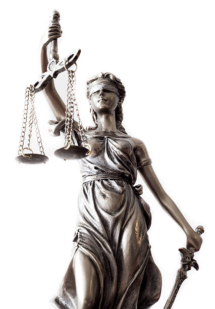 statue of justice - justice law legal system statue foto e immagini stock