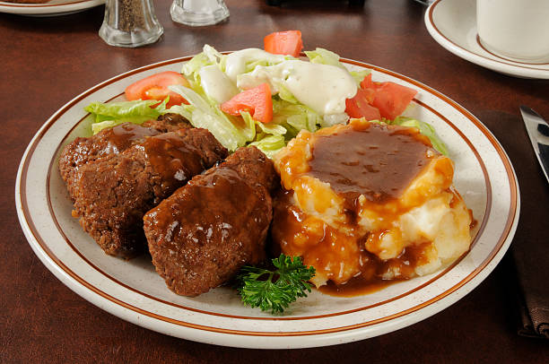 istock Meatloaf and potatoes 477839055