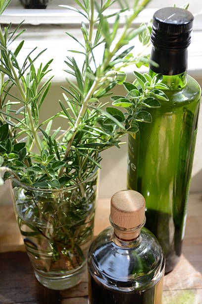 istock herbs, oil, and vinegar 477839396