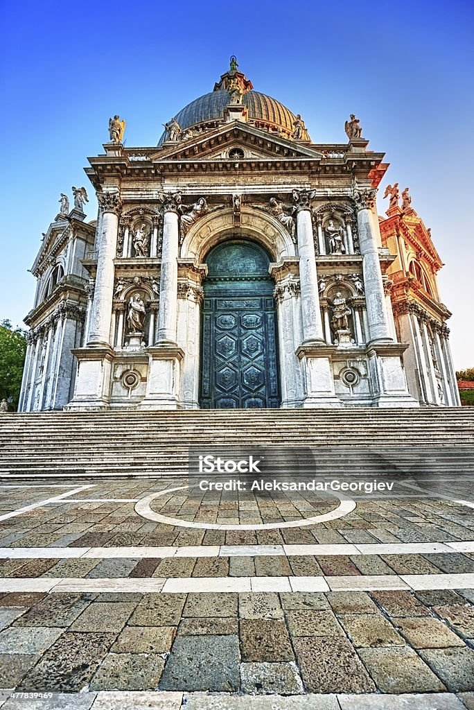 Bazylika Santa Maria della Salute, Wenecja, Włochy Kościół w - Zbiór zdjęć royalty-free (Architektura)