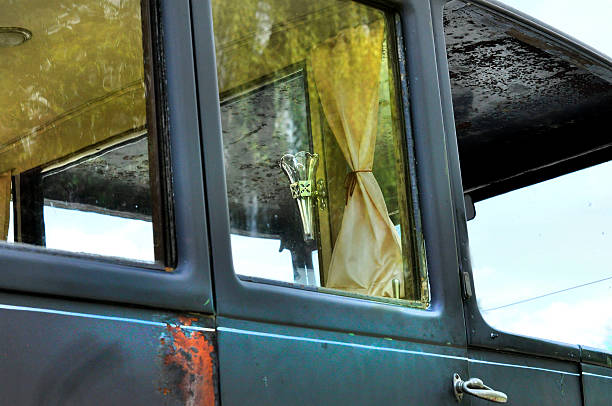 istock Limousine Car Distressed Window Door - Texture 477839545