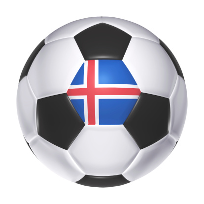 A nicely detailed basketball ball textured with Finnish flag isolated on white background. The ball has nice leather texture. Isolated on white background. Clipping path is included.