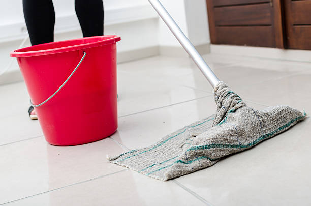istock Cleaning of tiled floor 477841018