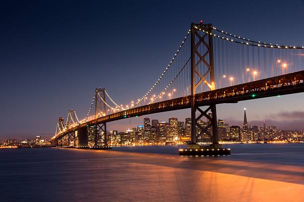 istock Dusk over San Francisco Bay Bridge and Skyline 477842256