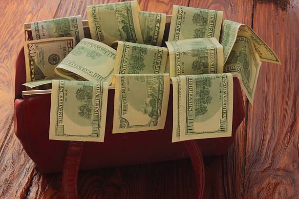 istock Dollar climbs out of the bag 477843352