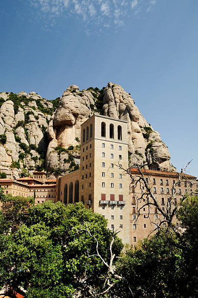 Monastery Montserrat, Barcelona, Spain stock photo