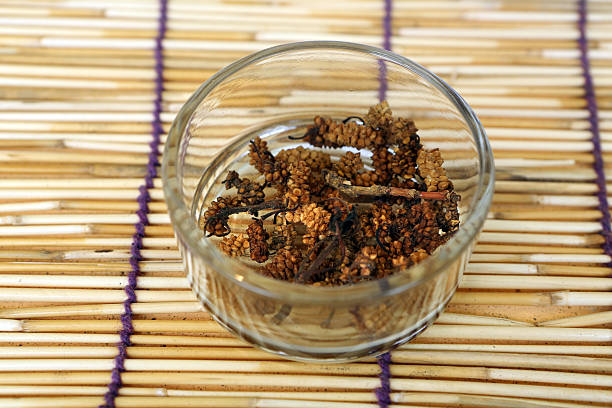 Nuts: Dried Mulberry Isolated on White Background
