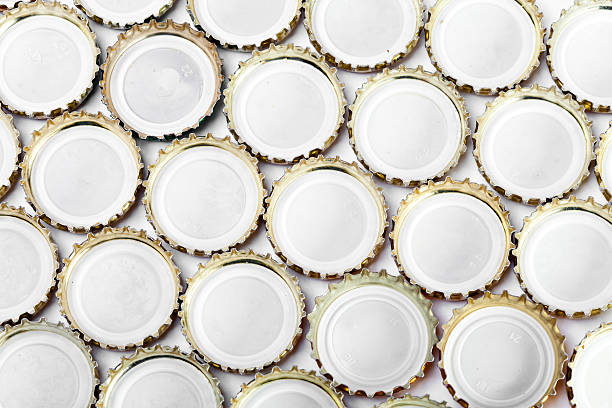 istock Metal Beer bottle caps 477848744
