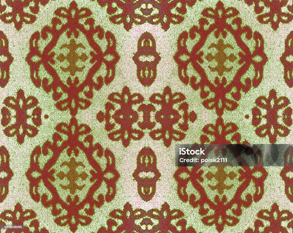 Geometric pattern on fabric 2015 Stock Photo