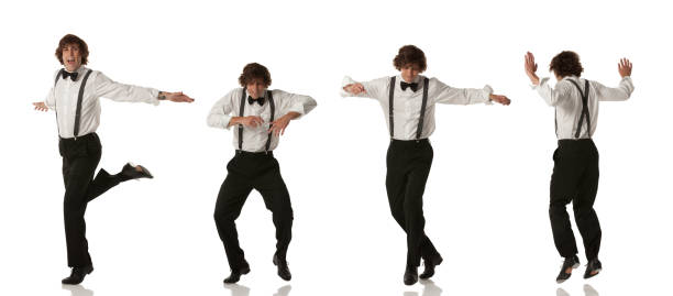 istock Multiple images of a tap daner in action 477850747