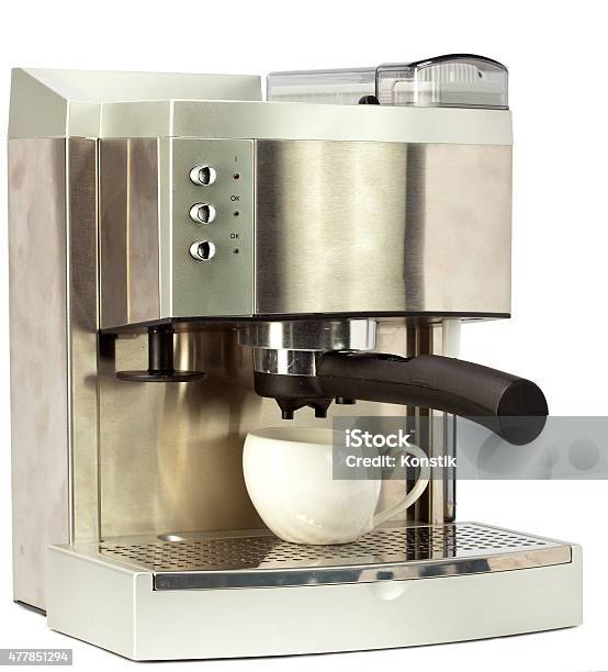 Modern Coffee Machine Stock Photo - Download Image Now - Coffee