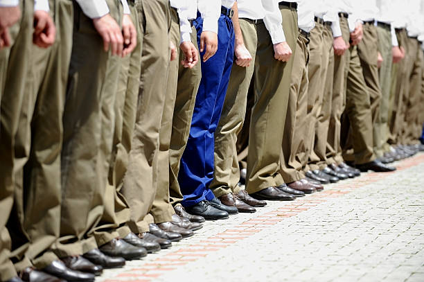 uniforme militar detalhe - parade rest imagens e fotografias de stock