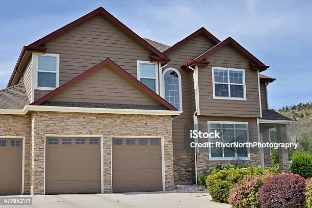 Single Family Home Usa Stock Photo - Download Image Now - American Culture, Architecture, Building Exterior