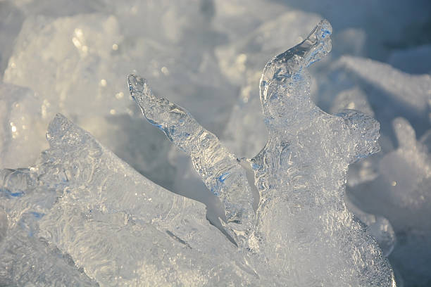 istock Ice pattern closeup. Picture can be used as a background 477852700