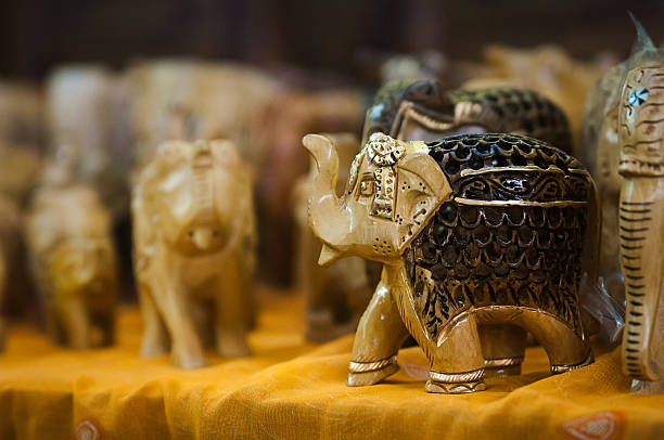 istock Figures of indian elephants 477853318
