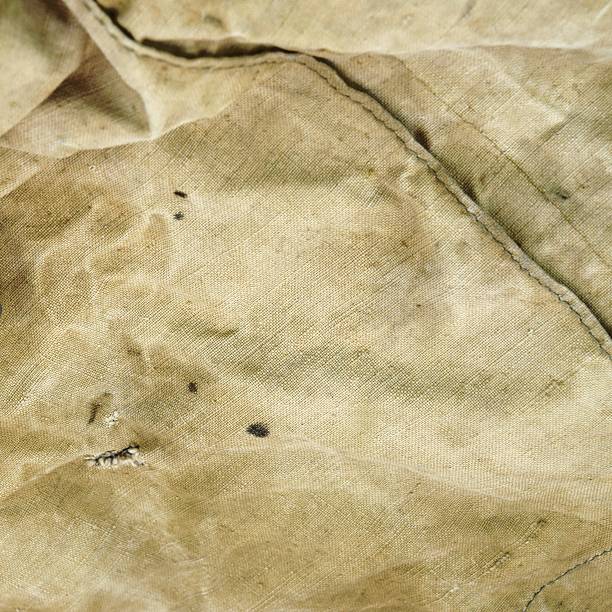 istock Weathered Old Pale Green Trap Fabric Background 477856304
