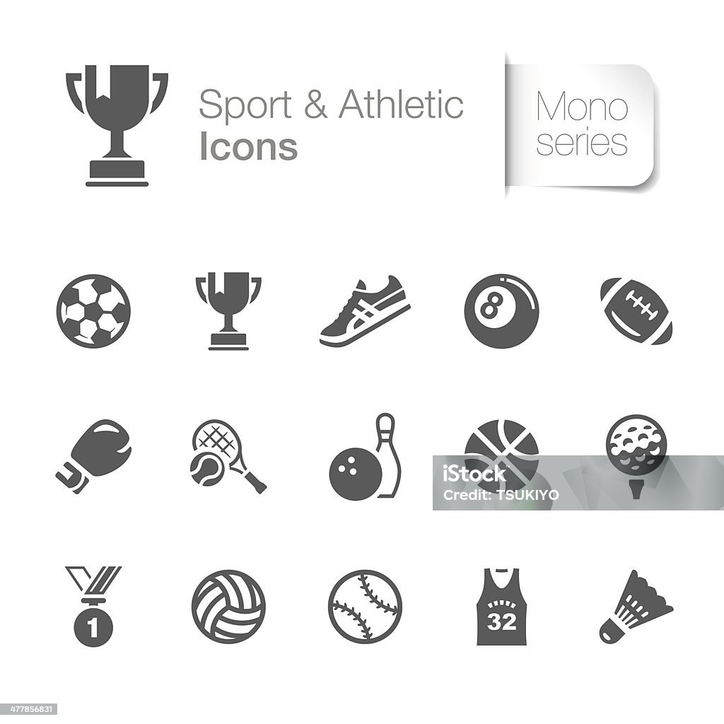 Sport Athletic Related Icons Stock Illustration - Download Image