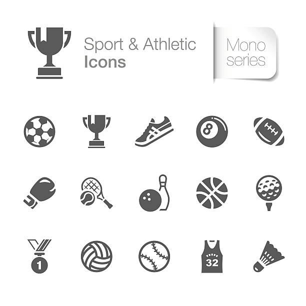 Sport & Athletic Related Icons A useful sport & athletic related icons. Suitable for your design project. The file contain transparency eps10. ZIP folder include AICS4. golf clipart stock illustrations