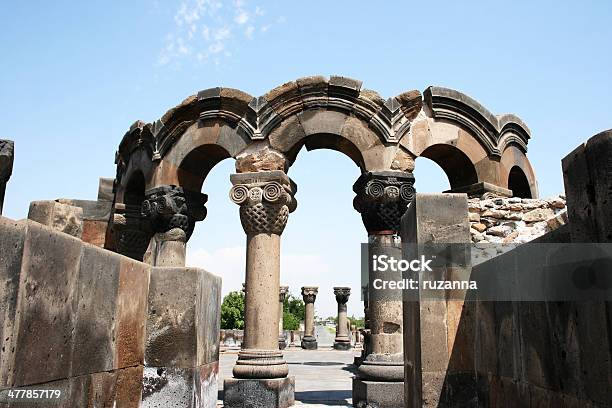 Zvartnots - zdjęcia stockowe i więcej obrazów Archeologia - Archeologia, Architektura, Armenia - państwo