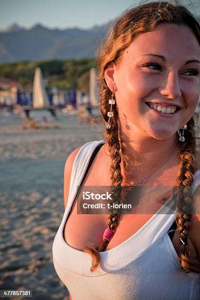 Smiling At The Beach Stock Photo - Download Image Now - Adult, Adults Only, Affectionate