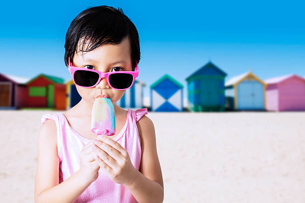 istock Happy kid enjoy ice cream 477859432