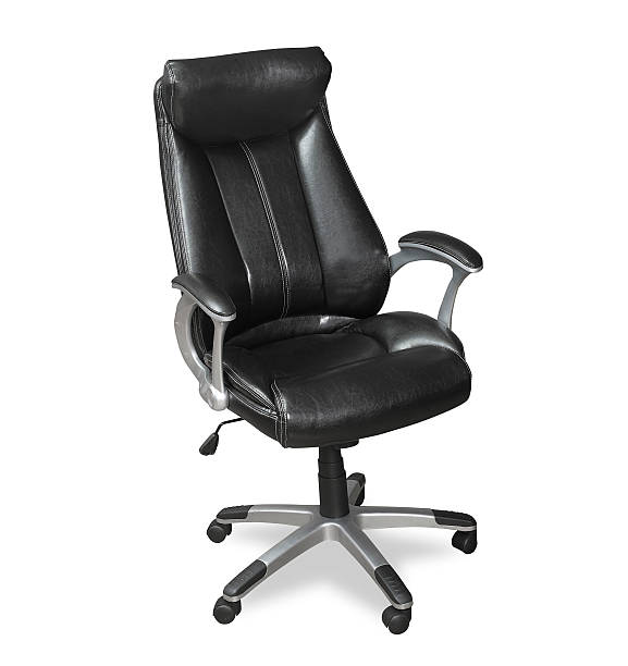istock Modern Leather Office chair Isolated 477861309