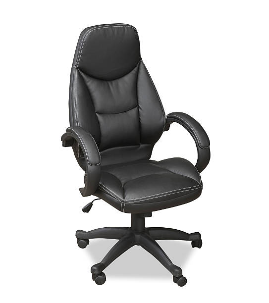 istock Modern Leather Office chair Isolated 477861583