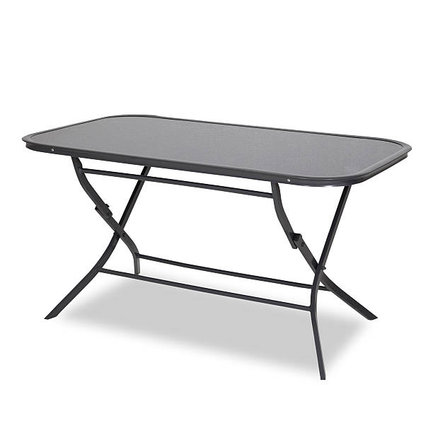 istock Patio Aluminium Dining Table With Stone Top 477861813