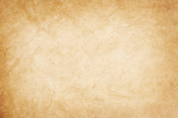 old  kraft paper texture or background old  kraft paper texture or background with vignette borders lighting technique stock pictures, royalty-free photos & images