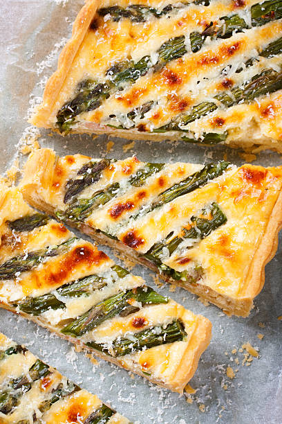 istock Asparagus quiche with pecorino and bacon 477864148