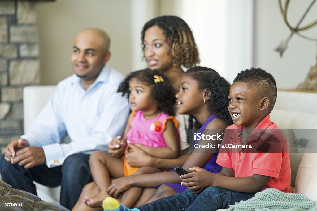 Família afro-americana - Royalty-free 12-15 Meses Foto de stock