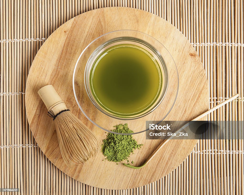 Té verde en polvo - Foto de stock de Alimento libre de derechos