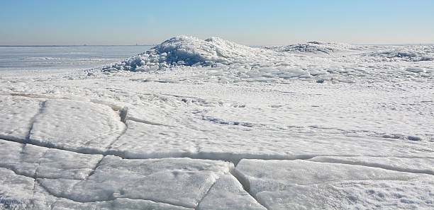 istock Polar landscape- ice on the frozen sea 477867320